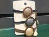 Coreano retro francés adorno gran perla anillo de pelo retro pequeño aroma viento banda de cuero mujeres atado cordón de cabeza mujeres influenciador ins gross cola de caballo Specification image